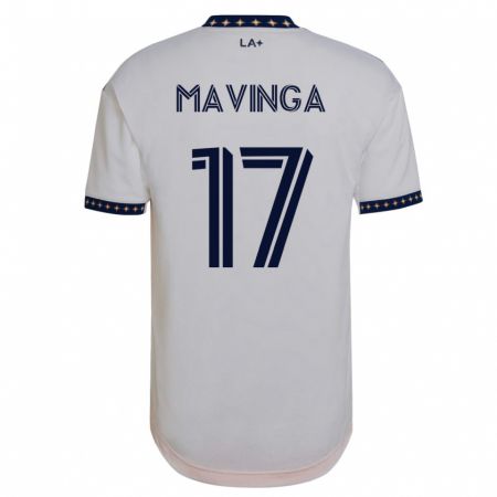 Kandiny Kinder Chris Mavinga #17 Weiß Heimtrikot Trikot 2023/24 T-Shirt