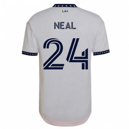 Kandiny Kinder Jalen Neal #24 Weiß Heimtrikot Trikot 2023/24 T-Shirt