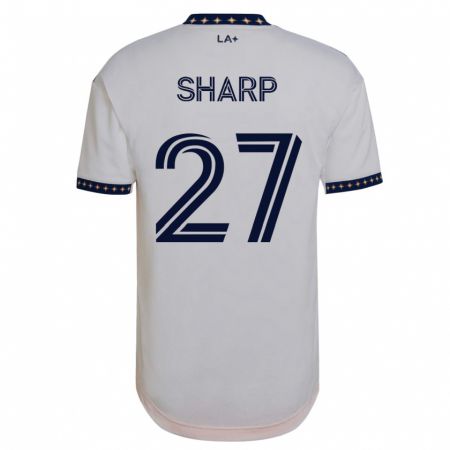 Kandiny Kinder Billy Sharp #27 Weiß Heimtrikot Trikot 2023/24 T-Shirt