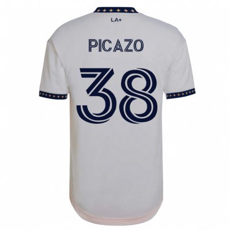 Kandiny Kinder Axel Picazo #38 Weiß Heimtrikot Trikot 2023/24 T-Shirt