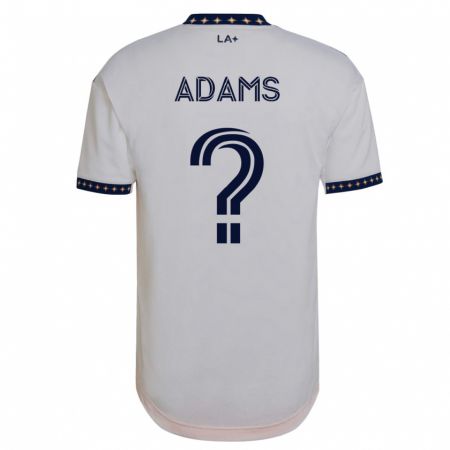Kandiny Kinder Lucca Adams #0 Weiß Heimtrikot Trikot 2023/24 T-Shirt