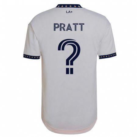 Kandiny Kinder Owen Pratt #0 Weiß Heimtrikot Trikot 2023/24 T-Shirt