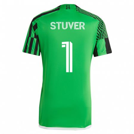 Kandiny Kinder Brad Stuver #1 Grün Schwarz Heimtrikot Trikot 2023/24 T-Shirt