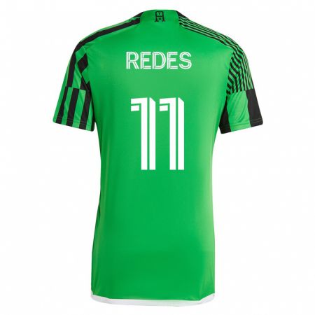 Kandiny Kinder Rodney Redes #11 Grün Schwarz Heimtrikot Trikot 2023/24 T-Shirt