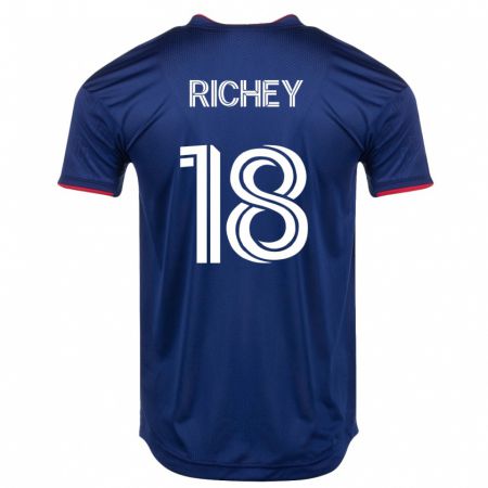Kandiny Kinder Spencer Richey #18 Marine Heimtrikot Trikot 2023/24 T-Shirt