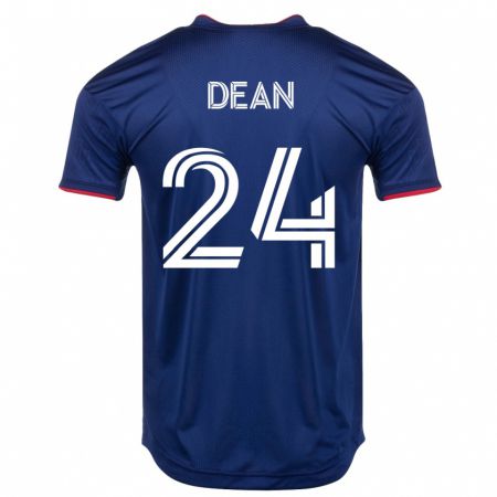 Kandiny Kinder Jonathan Dean #24 Marine Heimtrikot Trikot 2023/24 T-Shirt