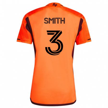 Kandiny Kinder Brad Smith #3 Orangefarben Heimtrikot Trikot 2023/24 T-Shirt