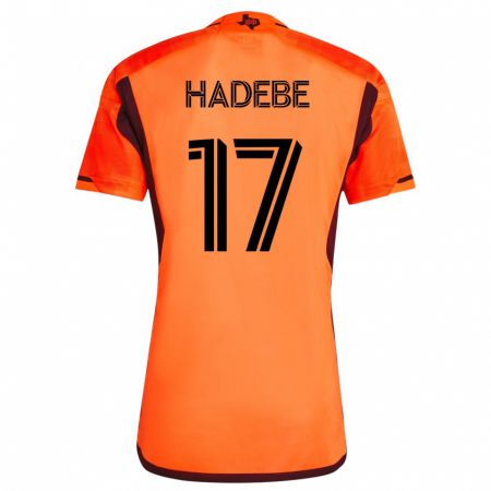 Kandiny Kinder Teenage Hadebe #17 Orangefarben Heimtrikot Trikot 2023/24 T-Shirt
