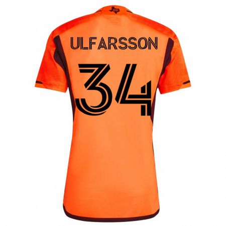 Kandiny Kinder Thor Úlfarsson #34 Orangefarben Heimtrikot Trikot 2023/24 T-Shirt