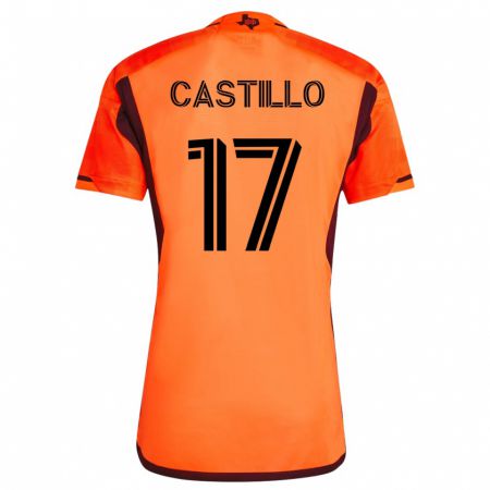 Kandiny Kinder Joyner Castillo #17 Orangefarben Heimtrikot Trikot 2023/24 T-Shirt
