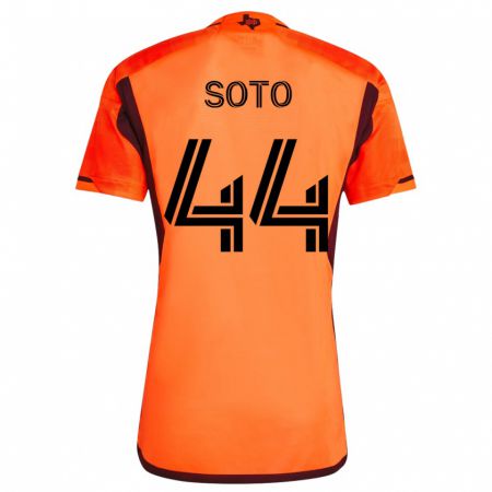 Kandiny Kinder Ezekiel Soto #44 Orangefarben Heimtrikot Trikot 2023/24 T-Shirt