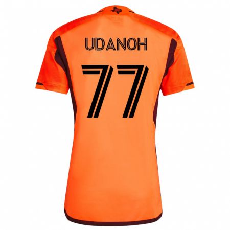 Kandiny Kinder Iffy Udanoh #77 Orangefarben Heimtrikot Trikot 2023/24 T-Shirt