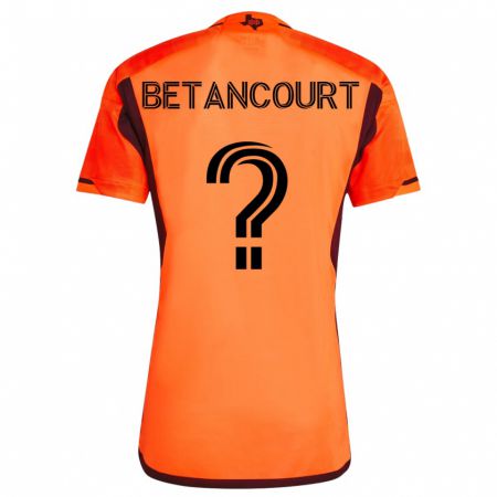 Kandiny Kinder Noah Betancourt #0 Orangefarben Heimtrikot Trikot 2023/24 T-Shirt
