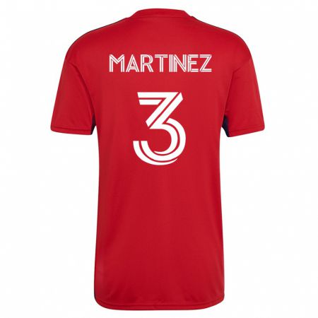 Kandiny Kinder José Antonio Martínez #3 Rot Heimtrikot Trikot 2023/24 T-Shirt