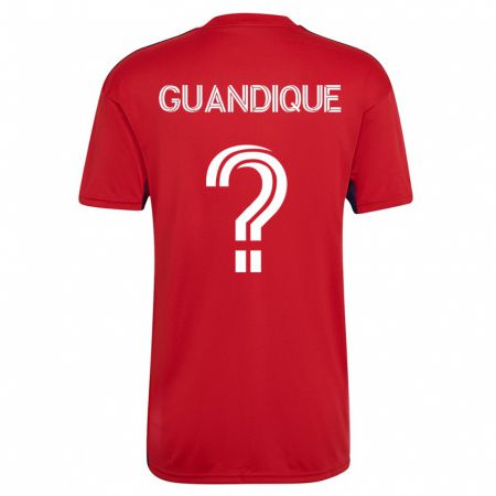 Kandiny Kinder Josmar Guandique #0 Rot Heimtrikot Trikot 2023/24 T-Shirt