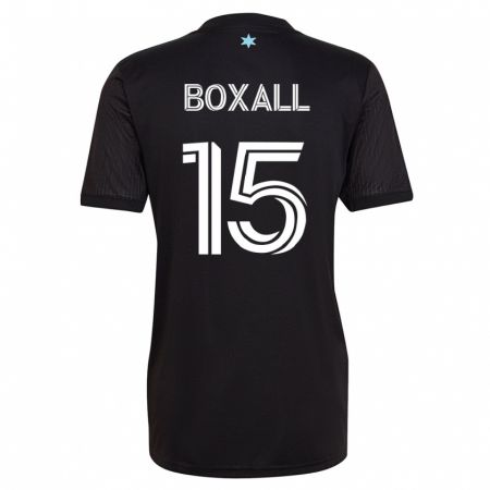 Kandiny Kinder Michael Boxall #15 Schwarz Heimtrikot Trikot 2023/24 T-Shirt