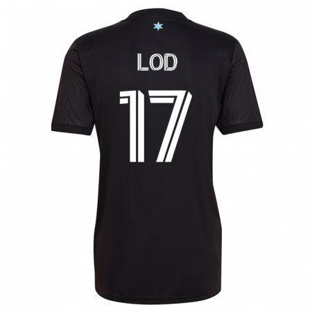 Kandiny Kinder Robin Lod #17 Schwarz Heimtrikot Trikot 2023/24 T-Shirt