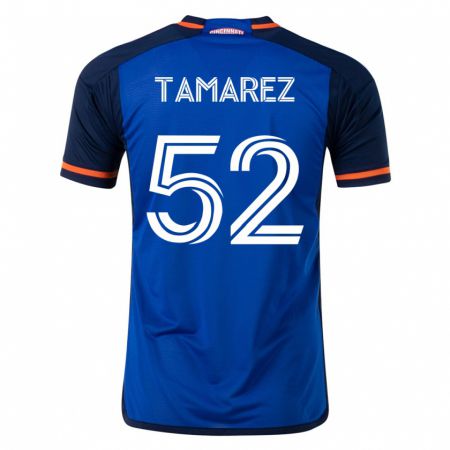 Kandiny Kinder Lucas Tamarez #52 Blau Heimtrikot Trikot 2023/24 T-Shirt