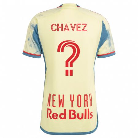 Kandiny Kinder Sebasthian Chavez #0 Gelb Heimtrikot Trikot 2023/24 T-Shirt
