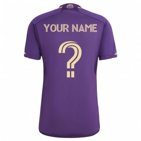 Kandiny Kinder Ihren Namen #0 Violett Heimtrikot Trikot 2023/24 T-Shirt