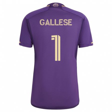 Kandiny Kinder Pedro Gallese #1 Violett Heimtrikot Trikot 2023/24 T-Shirt