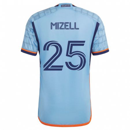 Kandiny Kinder Cody Mizell #25 Blau Heimtrikot Trikot 2023/24 T-Shirt
