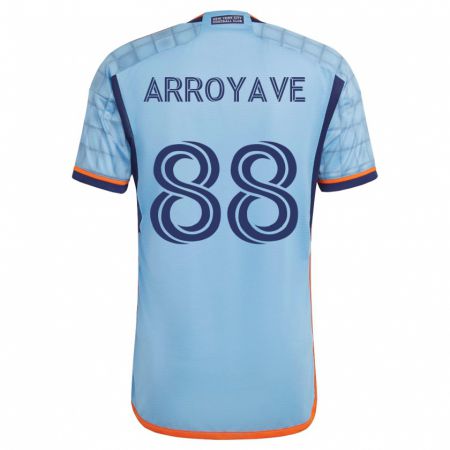 Kandiny Kinder Jacob Arroyave #88 Blau Heimtrikot Trikot 2023/24 T-Shirt