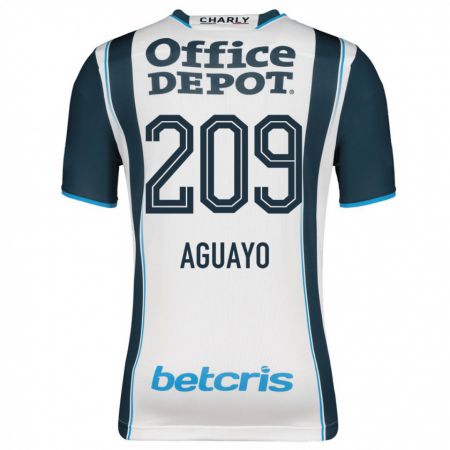 Kandiny Kinder Sergio Aguayo #209 Marine Heimtrikot Trikot 2023/24 T-Shirt