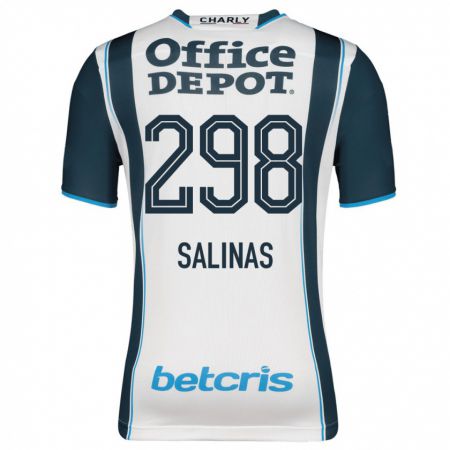 Kandiny Kinder Jesús Salinas #298 Marine Heimtrikot Trikot 2023/24 T-Shirt