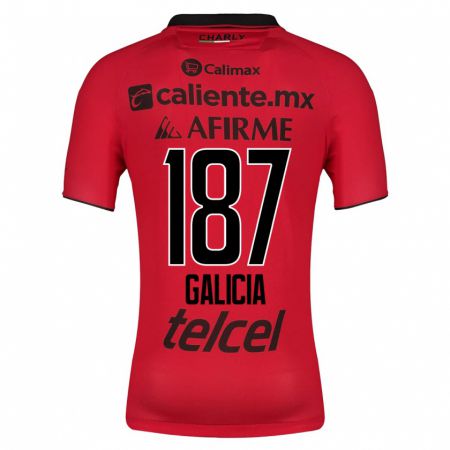 Kandiny Kinder Carlos Galicia #187 Rot Heimtrikot Trikot 2023/24 T-Shirt