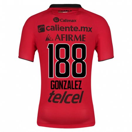 Kandiny Kinder Jorge González #188 Rot Heimtrikot Trikot 2023/24 T-Shirt