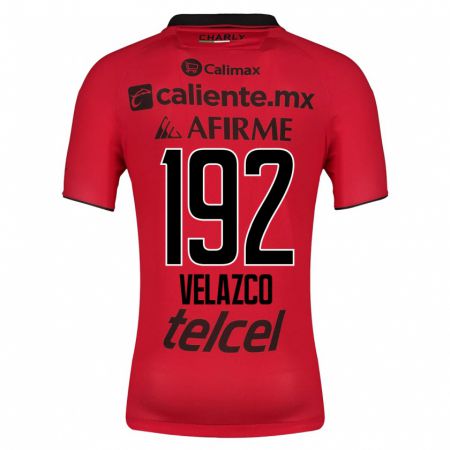 Kandiny Kinder Emiliano Velazco #192 Rot Heimtrikot Trikot 2023/24 T-Shirt