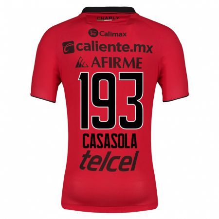 Kandiny Kinder Axel Casasola #193 Rot Heimtrikot Trikot 2023/24 T-Shirt