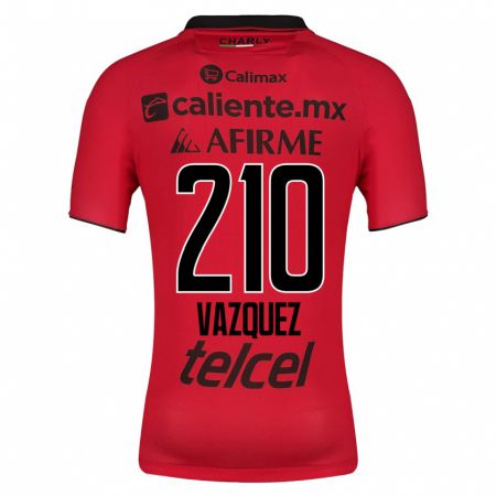 Kandiny Kinder Daniel Vázquez #210 Rot Heimtrikot Trikot 2023/24 T-Shirt