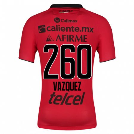 Kandiny Kinder Octavio Vázquez #260 Rot Heimtrikot Trikot 2023/24 T-Shirt
