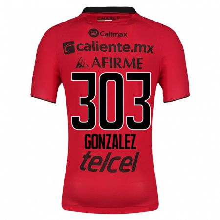 Kandiny Kinder Osmar González #303 Rot Heimtrikot Trikot 2023/24 T-Shirt