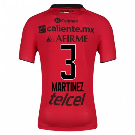 Kandiny Kinder Nathaly Martínez #3 Rot Heimtrikot Trikot 2023/24 T-Shirt