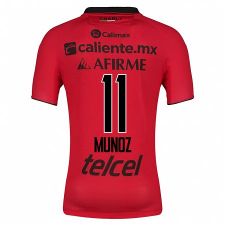Kandiny Kinder Sanjuana Muñoz #11 Rot Heimtrikot Trikot 2023/24 T-Shirt