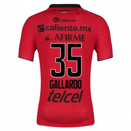Kandiny Kinder Gloriaisabel Gallardo #35 Rot Heimtrikot Trikot 2023/24 T-Shirt