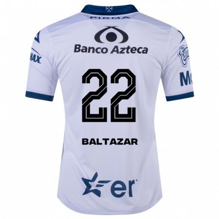 Kandiny Kinder Carlos Baltazar #22 Weiß Heimtrikot Trikot 2023/24 T-Shirt