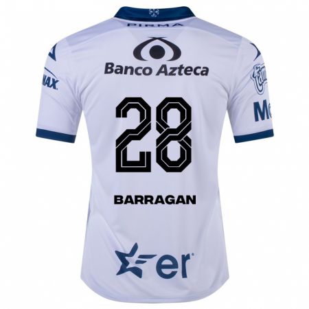 Kandiny Kinder Martín Barragán #28 Weiß Heimtrikot Trikot 2023/24 T-Shirt