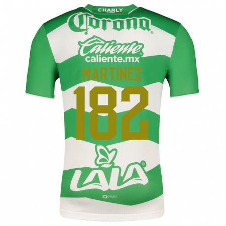 Kandiny Kinder Diego Martínez #182 Grün Heimtrikot Trikot 2023/24 T-Shirt