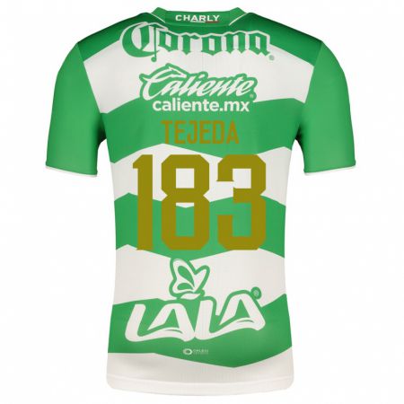 Kandiny Kinder Juan Tejeda #183 Grün Heimtrikot Trikot 2023/24 T-Shirt