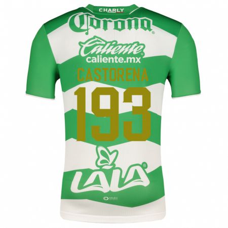 Kandiny Kinder Damián Castorena #193 Grün Heimtrikot Trikot 2023/24 T-Shirt