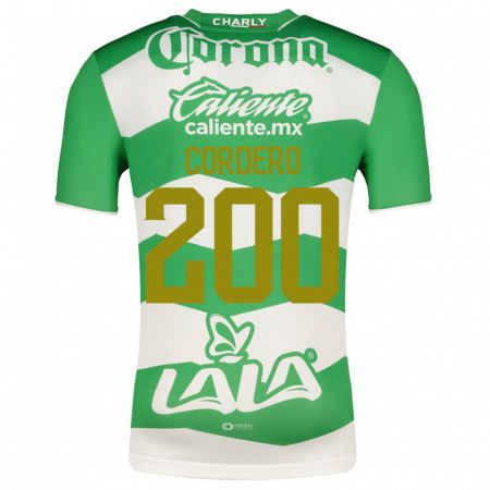Kandiny Kinder Mario Cordero #200 Grün Heimtrikot Trikot 2023/24 T-Shirt