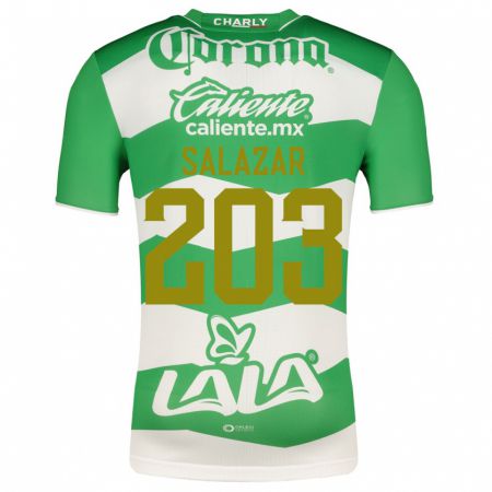 Kandiny Kinder Roberto Salazar #203 Grün Heimtrikot Trikot 2023/24 T-Shirt