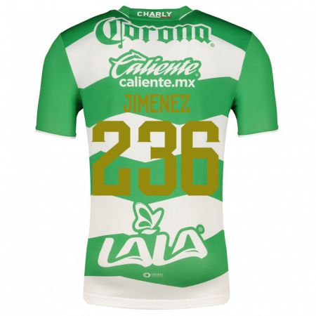 Kandiny Kinder Tahiel Jiménez #236 Grün Heimtrikot Trikot 2023/24 T-Shirt