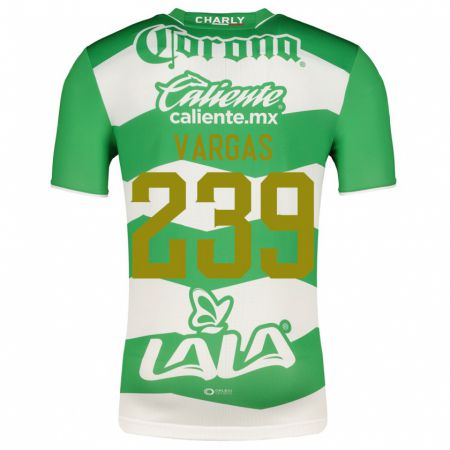 Kandiny Kinder Diego Vargas #239 Grün Heimtrikot Trikot 2023/24 T-Shirt