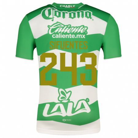 Kandiny Kinder José Sifuentes #243 Grün Heimtrikot Trikot 2023/24 T-Shirt