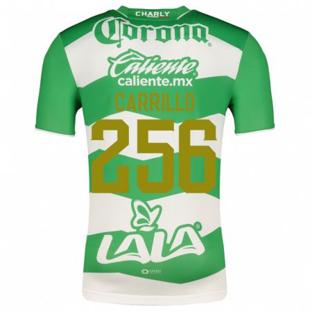 Kandiny Kinder Stéphano Carrillo #256 Grün Heimtrikot Trikot 2023/24 T-Shirt